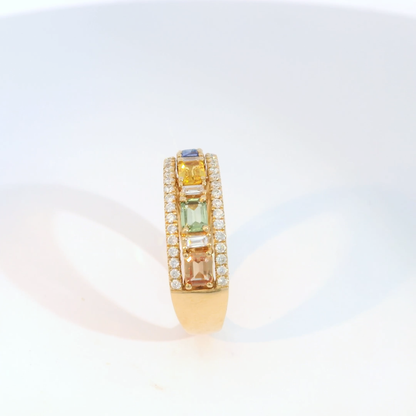 彩色寶石戒指  / Rainbow Sapphire Ring