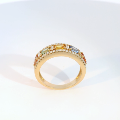 彩色寶石戒指  / Rainbow Sapphire Ring