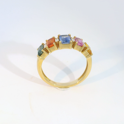 彩色寶石戒指  / Rainbow Sapphire Ring