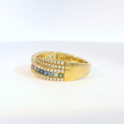 彩色寶石戒指  / Rainbow Sapphire Ring