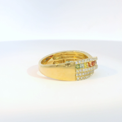 彩色寶石戒指  / Rainbow Sapphire Ring