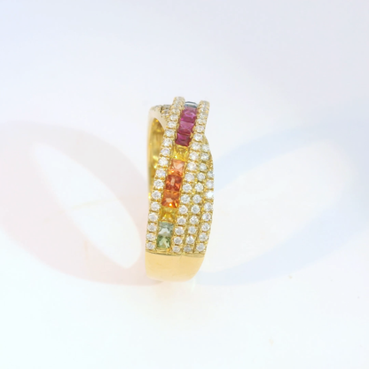 彩色寶石戒指  / Rainbow Sapphire Ring