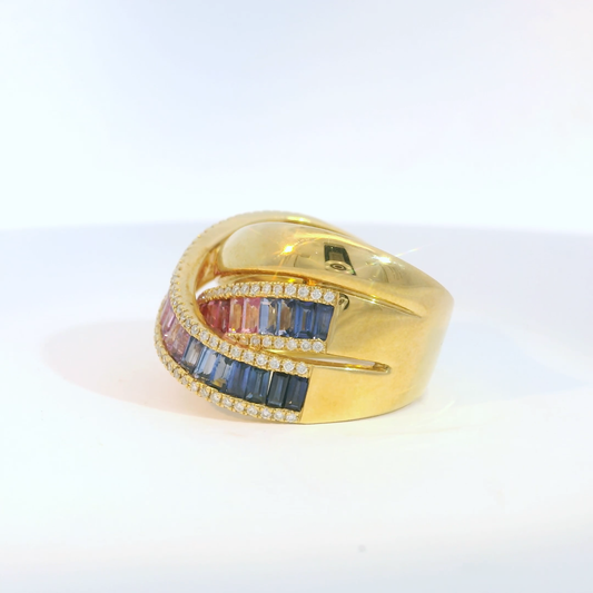 彩色寶石戒指  / Rainbow Sapphire Ring