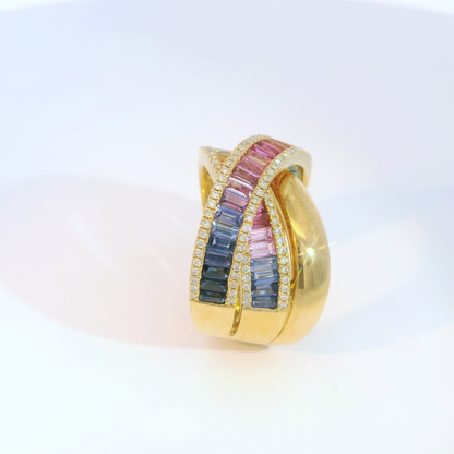 彩色寶石戒指  / Rainbow Sapphire Ring