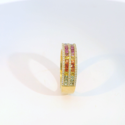 彩色寶石戒指  / Rainbow Sapphire Ring