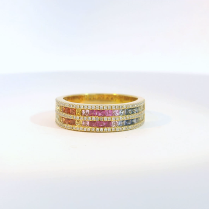 彩色寶石戒指  / Rainbow Sapphire Ring