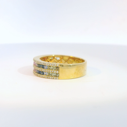 彩色寶石戒指  / Rainbow Sapphire Ring