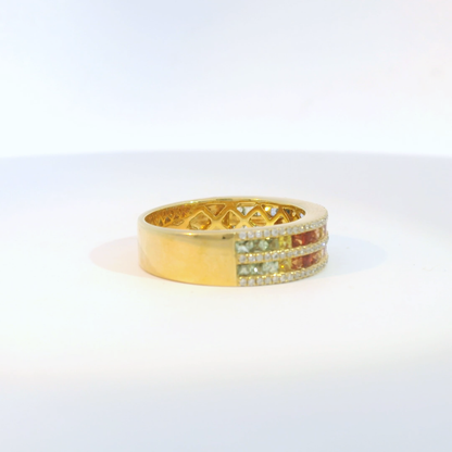 彩色寶石戒指  / Rainbow Sapphire Ring