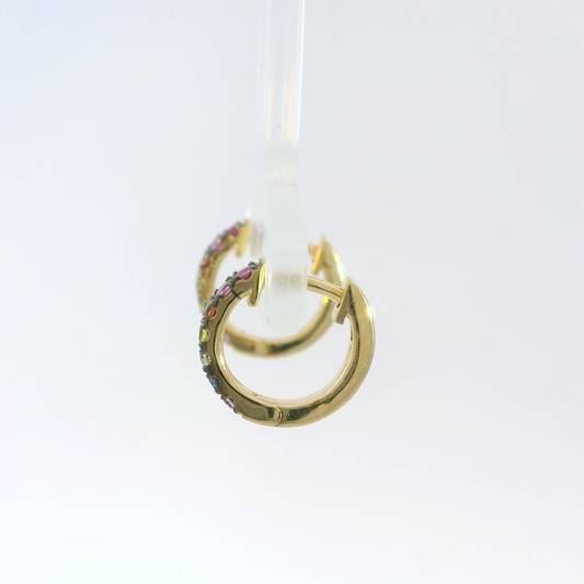 彩色寶石耳環 / Rainbow Sapphire Earrings