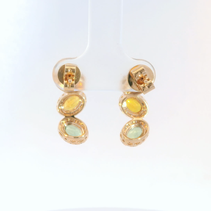 彩色寶石耳環 / Rainbow Sapphire Earrings