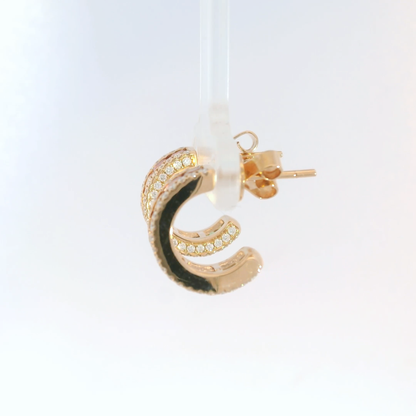 彩色寶石耳環 / Rainbow Sapphire Earrings