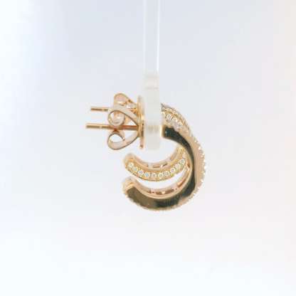 彩色寶石耳環 / Rainbow Sapphire Earrings