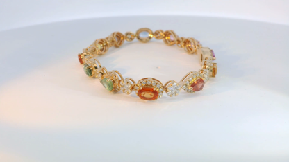 彩色寶石手鍊 / Rainbow Sapphire Bracelet
