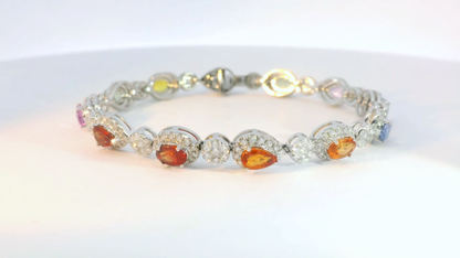 彩色寶石手鍊 / Rainbow Sapphire Bracelet