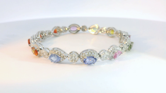 彩色寶石手鍊 / Rainbow Sapphire Bracelet