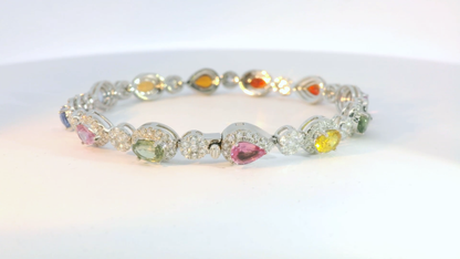 彩色寶石手鍊 / Rainbow Sapphire Bracelet
