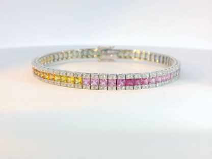 彩色寶石手鍊 / Rainbow Sapphire Bracelet