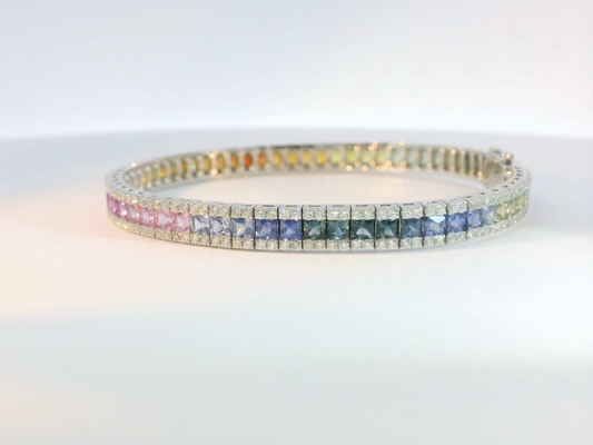 彩色寶石手鍊 / Rainbow Sapphire Bracelet