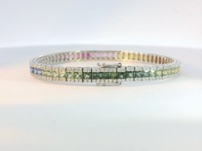 彩色寶石手鍊 / Rainbow Sapphire Bracelet