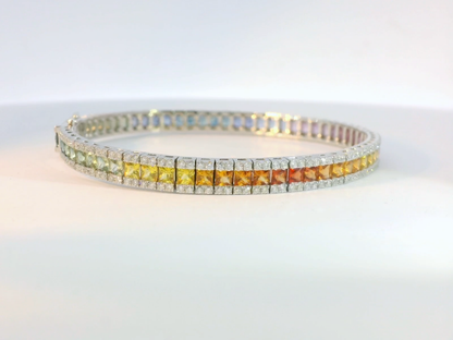 彩色寶石手鍊 / Rainbow Sapphire Bracelet