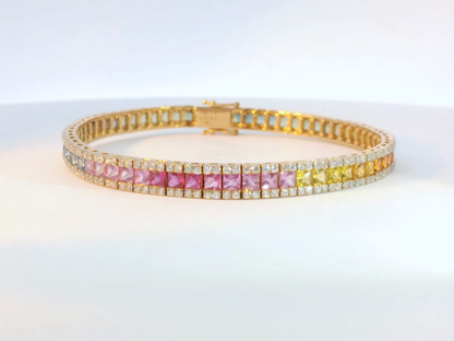 彩色寶石手鍊 / Rainbow Sapphire Bracelet