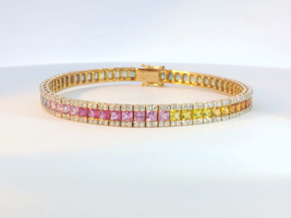 彩色寶石手鍊 / Rainbow Sapphire Bracelet