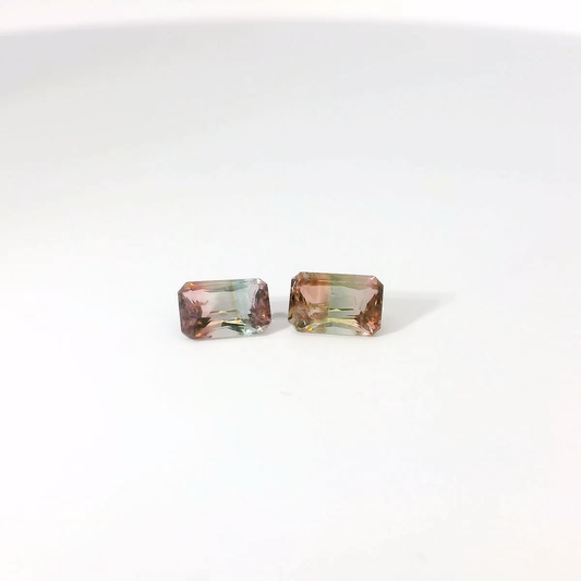 1.86卡西瓜碧璽 / 1.86ct Party Tourmaline Emerald Cut