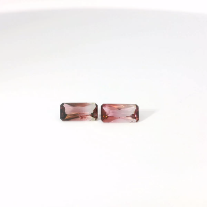 1.54卡西瓜碧璽 / 1.54ct Party Tourmaline Emerald Cut