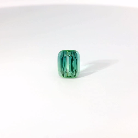 2.881卡藍色碧璽 / 2.881ct Greenish Blue Tourmaline Cushion Cut