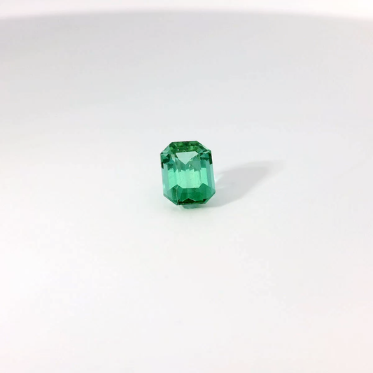 1.703卡藍色碧璽 / 1.703ct Greenish Blue Tourmaline Emerald Cut