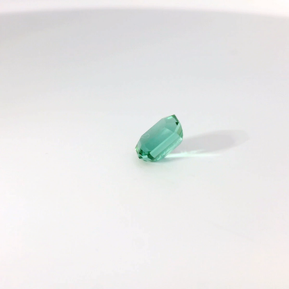 1.703卡藍色碧璽 / 1.703ct Greenish Blue Tourmaline Emerald Cut