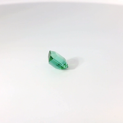 1.703卡藍色碧璽 / 1.703ct Greenish Blue Tourmaline Emerald Cut