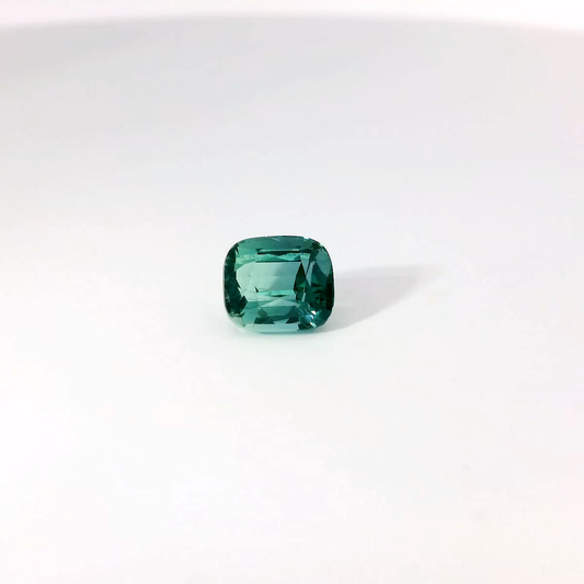 2.571卡藍色碧璽 / 2.571ct Greenish Blue Tourmaline Cushion Cut