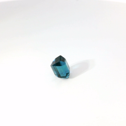 3.13卡藍色碧璽 / 3.13ct Ink Blue Tourmaline Emerald Cut