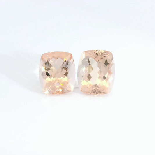 10.96卡摩根石 / 10.96ct Morganite Cushion Mix Cut