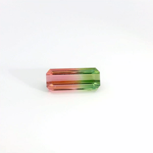 6.28卡西瓜碧璽 / 6.28ct PARTY TOURMALINE Emerald Cut