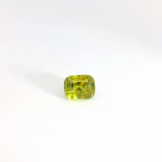 4.221卡巴基斯坦鉻榍石 / 4.221ct CHROME SPHENE Cushion Cut