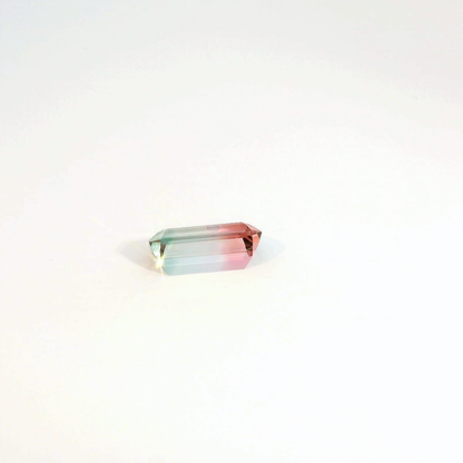 3.65卡西瓜碧璽 / 3.65 ct PARTY TOURMALINE Emerald Cut