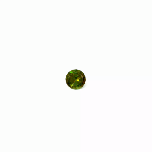 0.96卡巴基斯坦鉻榍石 / 0.96ct CHROME SPHENE Round Cut