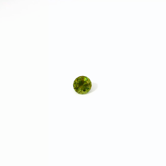 0.69卡巴基斯坦鉻榍石 / 0.69ct CHROME SPHENE Round Cut