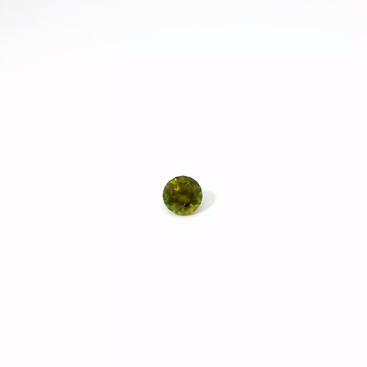0.69卡巴基斯坦鉻榍石 / 0.69ct CHROME SPHENE Round Cut