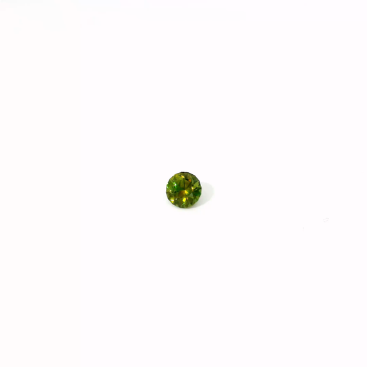 0.63卡巴基斯坦鉻榍石 / 0.63ct CHROME SPHENE Round Cut