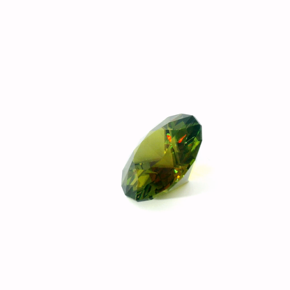 17.97卡巴基斯坦鉻榍石 / 17.97ct CHROME SPHENE Round Cut