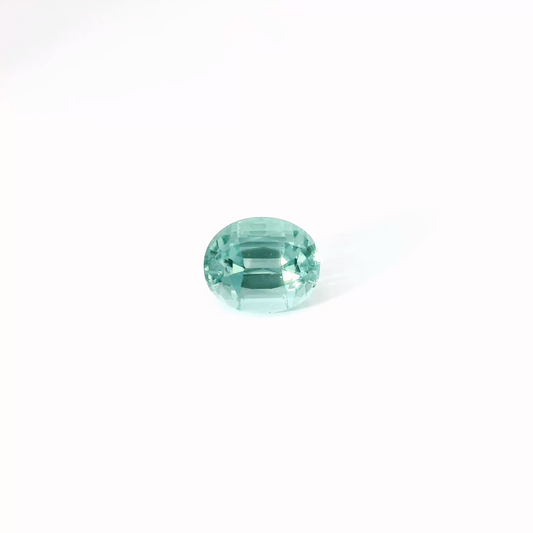3.915卡湖水綠色碧璽 / 3.915ct TOURMALINE Seafoam green Oval Cut