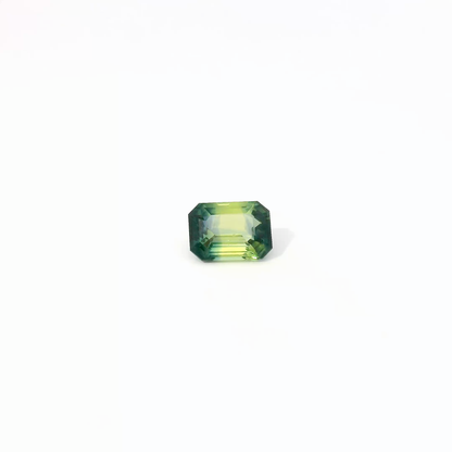 2.09卡綠色藍寶石 / 2.09ct SAPPHIRE Bi-Colour Emerald Cut