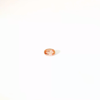 0.573卡帝王托帕石 / 0.573ct IMPERIAL TOPAZ Oval Cut Peach
