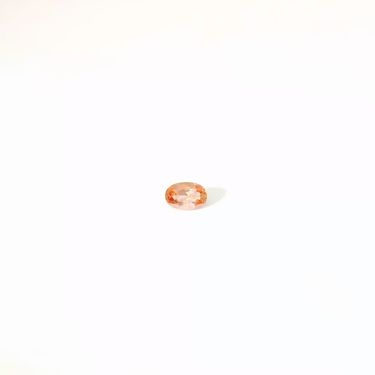 0.573卡帝王托帕石 / 0.573ct IMPERIAL TOPAZ Oval Cut Peach