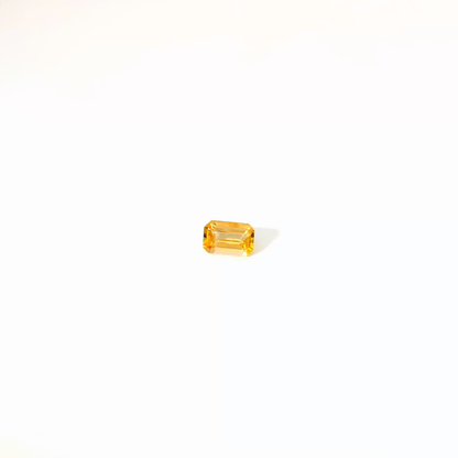 0.584卡帝王托帕石 / 0.584ct IMPERIAL TOPAZ Emerald Cut Gold