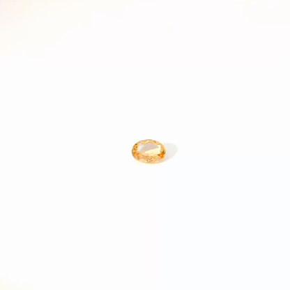 0.605卡帝王托帕石 / 0.605ct IMPERIAL TOPAZ Oval Cut Gold