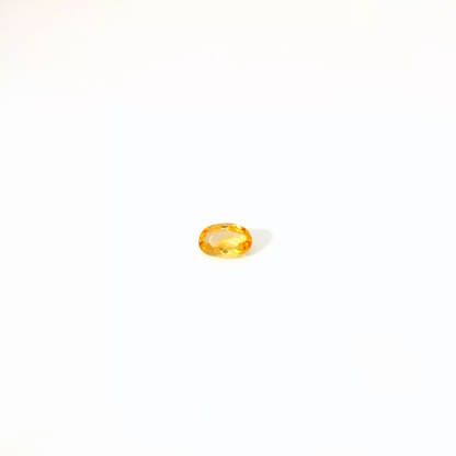 0.606卡帝王托帕石 / 0.606ct IMPERIAL TOPAZ Oval Cut Gold